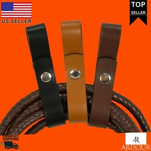 Leather Whip Holster Belt Loop Bull Whip Holder Holster Accessories for Better - Picture 1 of 12