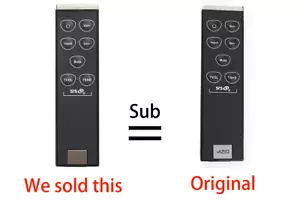 VSB200 Sound Bar Remote Control Compatible for Vizio Sound Bar, Home Theater - Picture 1 of 6