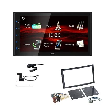 JVC Bluetooth 2DIN DAB+ Autoradio für Nissan 350 Z 2002-2005 schwarz - Bild 1 von 4