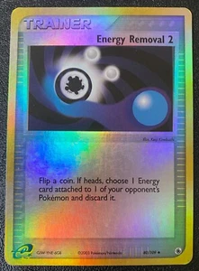 Energy Removal 2 80/109 EX Ruby & Sapphire (2003) Vintage Reverse Holo - MP - Picture 1 of 6