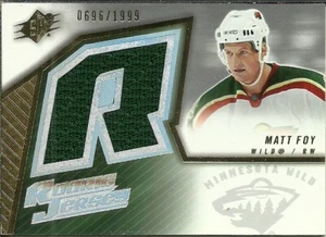 2005-06 SPx #153 Matt Foy JSY RC /1999 - Picture 1 of 1