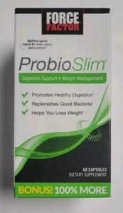 Force Factor ProbioSlim Probiotic Supplement Weight Loss Pills (60 Caps) - Picture 1 of 5