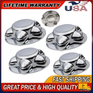 4Pcs Fits For 1997-2003 Ford F150 F-150 7" Chrome Hub Wheel Center Caps Covers - Picture 1 of 20