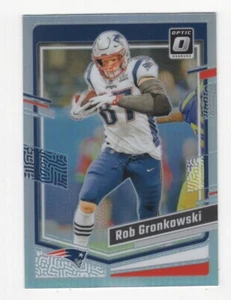 2023 DONRUSS OPTIC FOOTBALL PRIZM ROB GRONKOWSKI NEW ENGLAND PATRIOTS #132 - Picture 1 of 2
