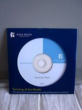 JOYCE MEYER Don’t Go There 2007 CD Christian Teaching of the Month July sermon
