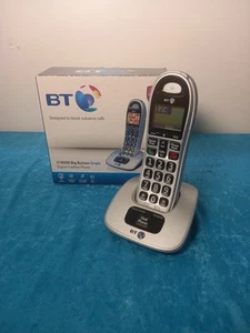 BT 4000 Big Button Single Cordless Landline Phone With Nuisance Call Blocker - Zdjęcie 1 z 8