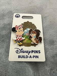 2024 Disney Parks Build A Pin 2 Pin Set Minnie Mouse & Fifi Dog New - Picture 1 of 4