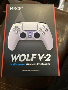 NBCP Wolf V-2 Wireless Pro Controller for PS4 PC - Picture 1 of 4