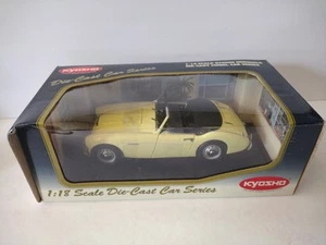 KYOSHO 1:18-scale Diecast Austin Healey Sprite (Primrose Yellow) - NIB - Picture 1 of 6