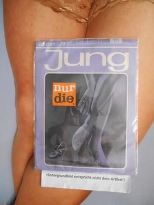 Nur Die Straps Feinstrümpfe Jung 20 DEN Gr.  10 Braun # 3516 - Bild 1 von 2