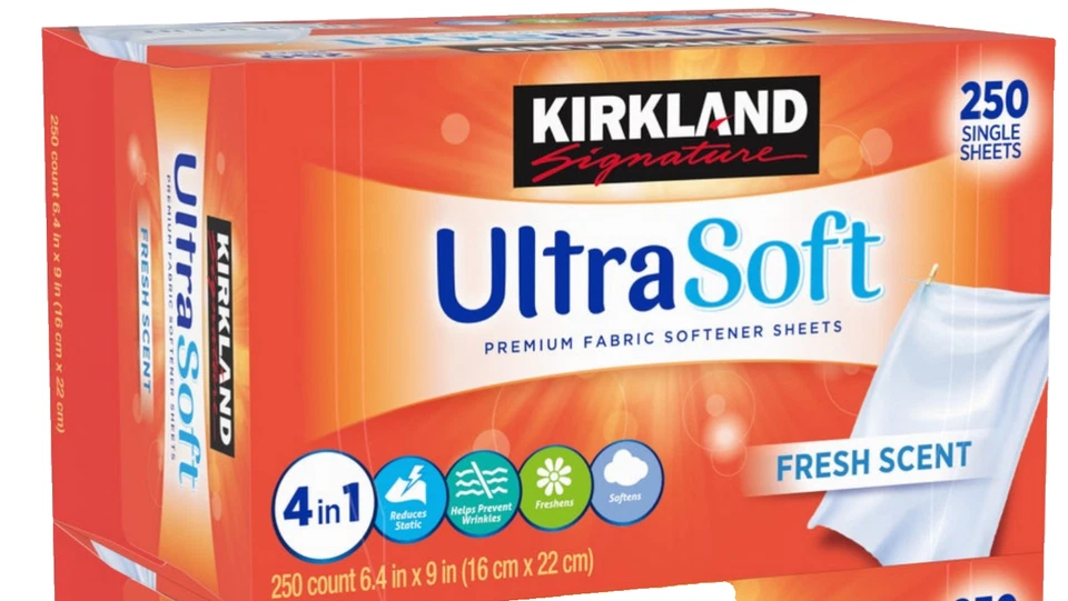 Suavizante de tela premium Kirkland Signature, aroma refrescante, 250 unidades Foto 1 de 3