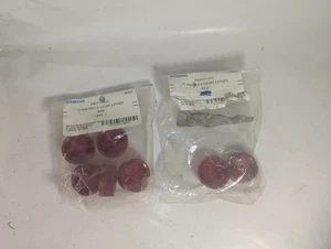 NEU POSTEN VON 7 ORIGINAL SIEMENS 3SB1910-1GC ROT 22 MM PILOTLICHT OBJEKTIVE - Bild 1 von 8