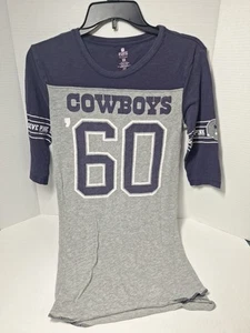 Camisa ROSA Dallas Cowboys Talla Xs, Manga 3/4, Mezcla de Algodón, Fútbol - Imagen 1 de 5