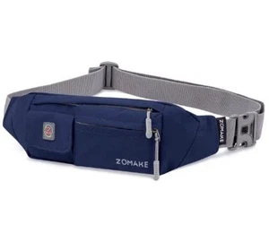 Crossbody Bauchtasche für Damen Herren: Läufer Gürteltasche mit kleinem dunkelblau - Bild 1 von 11