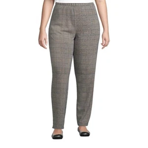 lands end Plus Size Lands' End Sport High Rise Jacquard Pull-on Pants Size 3XL - Picture 1 of 4
