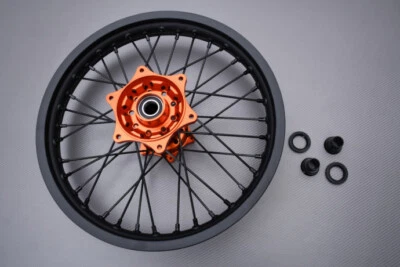 Roue / Jante Arrière Complète Enduro Orange KTM SX 105 2004-2011 2,15"x18" Foto 1 de 4