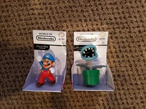 🔥 LOT OF 2 World of Nintendo 2.5" COLLECTIBLE Figures Jakks Mario/Piranna Plant - Picture 1 of 2