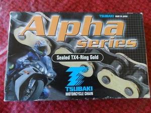 TSUBAKI Alpha Series 525 Sealed TX4-Ring Gold Chain 110 Links - Picture 1 of 4