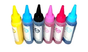 6x100ML Dye ink - Zdjęcie 1 z 1