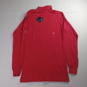 Vintage Dover By Arrow Turtleneck Top Men's S Small Red 100% Cotton - Picture 1 of 7