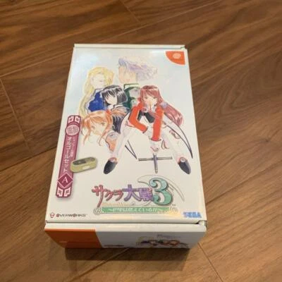 DC SAKURA WARS 3 Limited Edition Type A Dreamcast Sega From Japan - Image 1 of 4