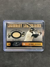 2003 Donruss Classics Legendary Lumberjacks #30 Reggie Jackson /375 💥