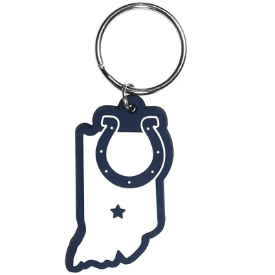Indianapolis Colts Home State Flexi Key Chain NFL Licensed Football - Image 1 of 3