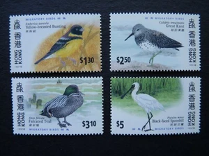 HONG KONG STAMPS. 1997. MIGRATORY BIRDS. SG 884 - 887 MNH - Picture 1 of 1