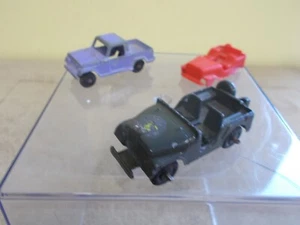 VTG TOY JEEP LOT - 3 DIECAST PLASTIC MPC ~ TOOTSIE ~ MIDGE ~ 1940 WILLYS ARMY - Picture 1 of 12