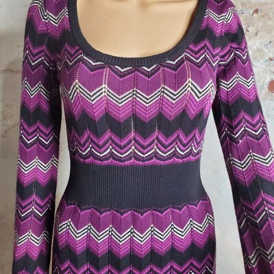 VESTIDO M PLISADO VINTAGE INTERNATIONAL CONCEPT EXTRA ELÁSTICO MANGA LARGA CAMPANA  Foto 1 de 4