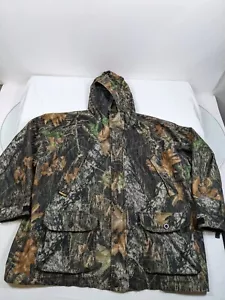 Browning Mossy Oak Breakup Camo Hydro Suede Gore-Tex Insulated Hunting Coat Flaw - Picture 1 of 14