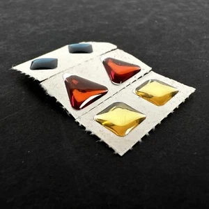 Pendientes Vintage Años 80 Brillantes Hinchados Stick On Niñas Moda Retro 3 Pares - Imagen 1 de 3