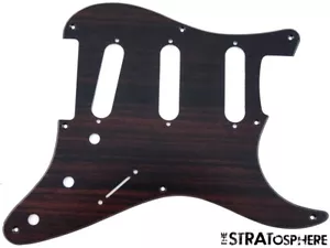 * NEW Stratocaster PICKGUARD for Fender Vintage Strat 8 Hole Rosewood Print - Picture 1 of 2