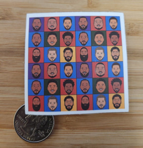 Lebron Sticker Stephen Curry Sticker NBA Sticker Basketball Sticker Giannis