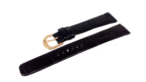 Cinturino Orologio IN 17mm IN Coccodrillo Nero - Bild 1 von 6