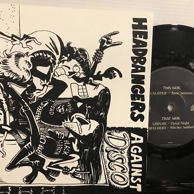 Headbangers Against Disco Vol. 2 7" EP 1997 PrimitiveArt - PAR010 *SE VG+/VG+ - Image 1 of 4