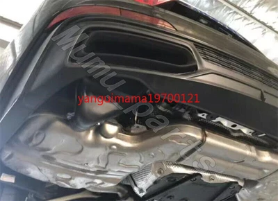Kits de tubo de escape trasero de titanio negro para Audi A6 S-Line C8 2019-24 Foto 1 de 4
