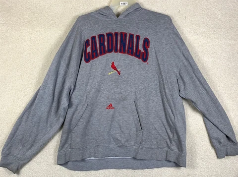 St. Louis Cardinals MLB Large Hoodie Adidas Adult Size Large Hoodie Sweatshirt Cover