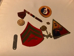 Military Patch Medal Lot some WWII - Picture 1 of 6