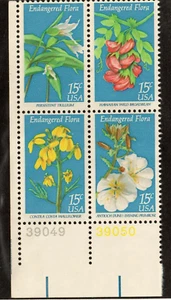 Scott 1783-1786 15¢ Endangered Flora MNH Free shipping in USA! - Picture 1 of 1