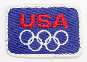 Anillos Olímpicos Patrióticos EE. UU. Juegos Olímpicos P&G Parche Promocional Insignia Coser Emblema - Imagen 1 de 2