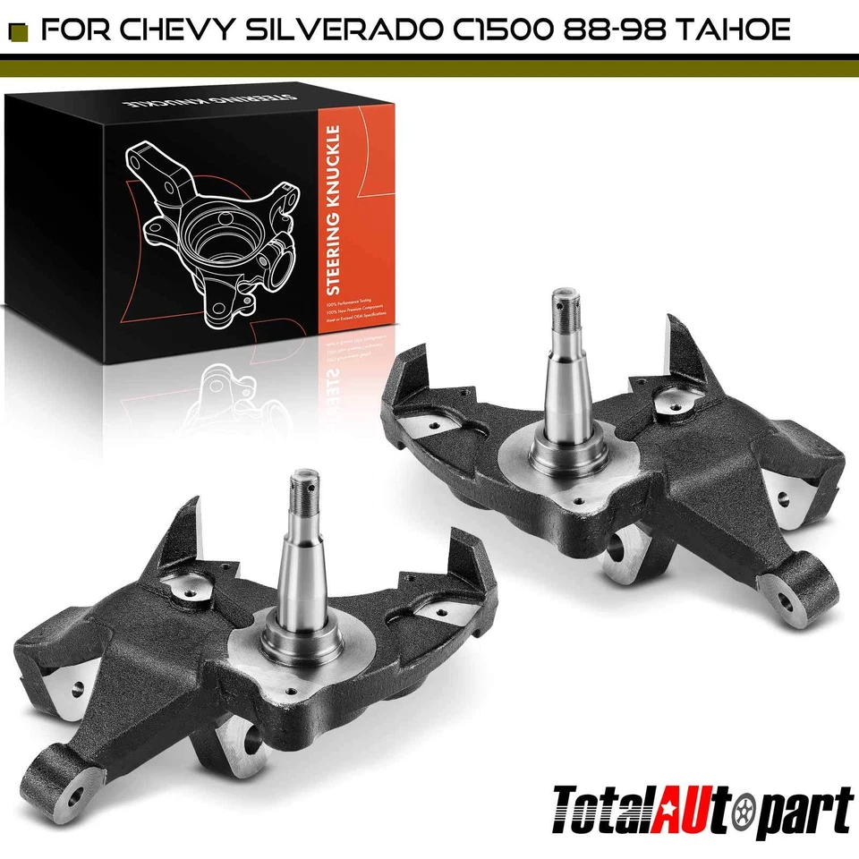 2x Lift Spindles for Chevy C1500 C2500 1988-1998 GMC Yukon 1995-1999 Front Side - Image 1 of 4