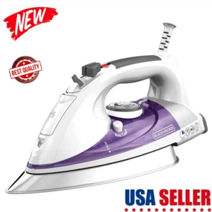 House Steam Iron Professional W/ Extra-Long Cord Stainless Steel Soleplate New - Picture 1 of 11
