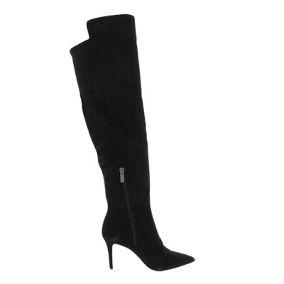 Jessica Simpson Mujer 5.5 M Negro Imitación Gamuza Cremallera Sobre la Rodilla Botas Nuevas en Caja GM7 Foto 1 de 4