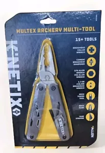 K’netix Multex Archery Multi-Tool 15 + Tools Wrench Sharpener Nock Tuning - New - Picture 1 of 2
