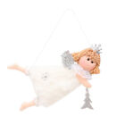 Plush Toy Angel Girl Doll Xmas Pendant Wear-Resistant Hanging Ornaments