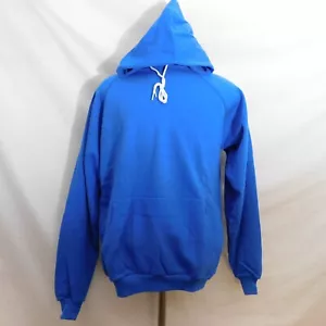 Sudadera con Capucha en Blanco Vintage Años 80 Hanes Para Hombres Talla XL Azul EE. UU. Pullover - Imagen 1 de 5