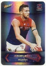 2015 AFL SELECT CHAMPIONS SP129 JEREMY HOWE MELBOURNE SILVER PARALLEL CARD