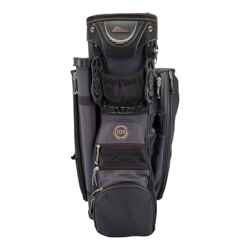 Datrek IDS Black Blue Golf Cart Bag 14 Way Divider System - Image 1 of 4