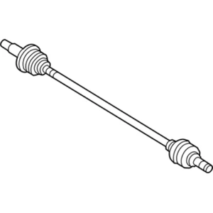 49600B1400 Genuine SHAFT ASSY-DRIVE RR, LH For Hyundai EQ900 /Fedex - Picture 1 of 1